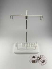 Three-Roll Sewing Machine Thread Stand - For Home Embroidery, Detachable Sewing Storage Stand, Sewing Machine Special Thread Stand,Suitable For Families And Handmade Sewing Studios - Multicolor - View 12