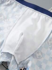 4pcs/Pack Boys Boxer Briefs With Soccer Print - Multicolor - View 9