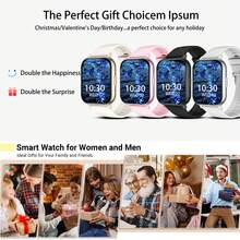 Brand New Unisex Smartwatch With 1.83-Inch Full Touch HD Screen, Supports Wireless Calling, SMS Notifications, Alarm, Multiple Sports Modes, Remote Camera Control, Music Playback And More. Compatible With IOS And Android Smartphones. Perfect Gift For Valentine's Day, Easter, Mother's Day, Father's Day, Halloween, Thanksgiving And Christmas. - Multicolor - View 10