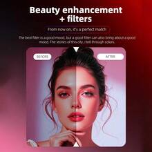 Kamera digital Acer, piksel interpolasi 80MP, layar putar 180 derajat, layar HD 3,0 inci, zoom digital 18x, tekstur CCD, berbagai filter, camcorder vlog tingkat pemula, cocok untuk selfie di luar ruangan, warna hitam. - View 12