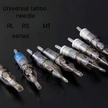 20 件混合尺寸圆形一次性纹身针 - 1rl、3rl、5rl、7rl、9rl、3rs、5rs、7rs、5m1、7m1、纹身用品、纹身套装 - 彩色 - 查看 3