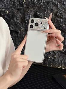 LissKas 1pc Cute Cartoon Astronaut Pattern One-Piece Lens Film 9H Hardness Full Coverage Anti-Explosion Anti-Scratch Phone Camera Protector Film Compatible With IPhone 18/17 Pro Max Bubble-Free Matte Anti-Fingerprint Suitable For Large Hole Phone Cases - Clear - View 10