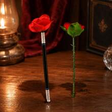 Rose Magic Costume Set Combination, Magic Wand Transforming Flower, Folding Rose, Empty Hand Rose Appearance, Visual Special Effects Magic, Close-Up Magic Performance, Suitable For Party, Valentine's Day, Surprise Magic Props - Multicolor - View 11