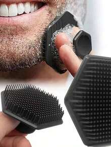 1pc Soft Silicone Facial Cleansing Brush - Multicolor - View 2