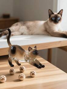Gantungan Kunci Bulu Kucing, Liontin Bulu Kucing, Kotak Penyimpanan Bulu Kucing Transparan - Hadiah Kenang-kenangan Kreatif untuk Pecinta Hewan. Sempurna untuk Menyimpan Bulu Hewan Peliharaan, Hadiah yang Penuh Perhatian untuk Pemilik Kucing. - MultiWarna - View 5