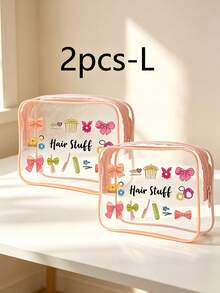 Tas Organizer Perjalanan PVC Berkualitas Tinggi Kapasitas Besar, Tas Pantai, Perlengkapan Perjalanan, Tas Liburan, Portabel, Ringan, Tahan Lama, Bergaya - MultiWarna - View 36