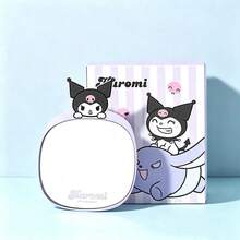 Miniso Sanrio IP Mini Metal Table Mirror, Cartoon Compact Dressing Mirror, Portable For Touch‑Up Makeup, Desktop Ornament For Dorm, Exquisite Metal Frame (1 PC) - Multicolor - View 3