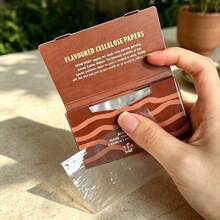 2 Packs New Chocolate Flavor Transparent Rolling Papers, Plant Cellulose Thin Transparent Paper, Portable 78MM Size Flavored Rolling Papers Hand Rolling Tool, Smoking Accessories - View 7