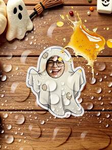 1-54pcs Customizable Halloween Shaped Stickers, Holiday Theme Decorative Stickers, Waterproof PVC Shaped Stickers, Suitable For Home, Window, Gift Packaging, Party Decoration, Atmospheric Decorative Stickers, Suitable For Friends, Family, Party Enthusiasts, Holiday Collectors, Applicable For Halloween Party, Theme Party, Costume Party - Multicolor - View 5