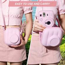 Mini 13/12/11/SE Camera Protective Case, Mini 13 Hard Shell Camera Bag, Includes Photo Album And 10 DIY Stickers, Camera Not Included - View 6
