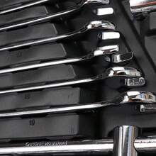 Socket Wrench Set, Ratchet Wrench, Automotive Repair Tool Set, Multi-Function Home Repair Tool Kit, Screwdriver Bit Set, Car Repair Tool Box - 46-piece Repair Tool Set - View 6