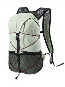 CAMEL CROWN Lightweight Hiking Backpack, Unisex Portable Sports Rucksack For Outdoor Walking & Mountain Climbing - Gray Bean Green - View 1