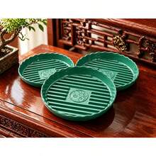 1pc Thickened Breathable Flower Pot Tray | Drainage Anti-Root Rot Flower Pot Bottom Tray | Indoor Balcony Universal Flower Pot Base | 2 Colors Available - 1pcs - View 7