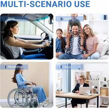 Comfortable Breathable Gel Seat Cushion With Non-Slip Cover, Thickened Breathable Design Effectively Relieves Pressure. Double-Layer Thickened Office Chair Pad, Suitable For Office Chairs And Cars, Christmas And Halloween Gift - Multicolor - View 8