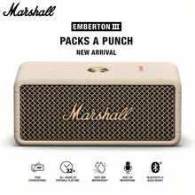 Marshall Emberton III Portable Bluetooth Speaker, Deep Bass, 32-Hour Playtime, Portable Wireless Suitable For Travel And Outdoor Use - View 1
