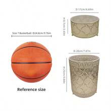 European Luxury Gold Trash Can, Small Size Living Room & Dining Room Decorative Trash Can, Lidless Metal Electroplated Gold Outer Layer + White PVC Inner Liner, Small Waste Paper Basket, Suitable For High-End Club Decoration, Small Desktop Trash Can, Exquisite Pattern, Suitable For Christmas, Halloween, Easter, Thanksgiving, Used For Home, Wedding, Party, Anniversary Decoration - Multicolor - View 5