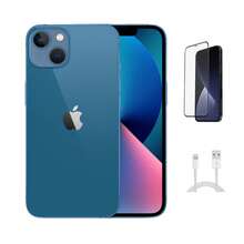 Refurbished Apple IPhone 13 Mini A2481 (Fully Unlocked) 128GB Blue (Grade A+) W/ Pre-Installed Tempered Glass - 查看 1