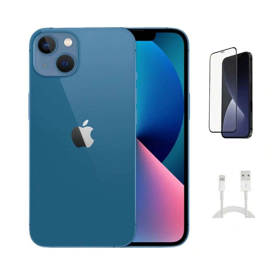 Refurbished Apple IPhone 13 Mini A2481 (Fully Unlocked) 128GB Blue (Grade A+) W/ Pre-Installed Tempered Glass - 查看 1