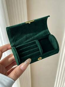 Fashion Elegant Mini Jewelry Organizer Box - Portable, Jewellery Box, Travel Essential, Lightweight, , Stylish, For Home, For Outdoor, Daily Use - Multicolor - View 11