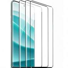 3pcs Tempered Glass Screen Protector For Redmi Note 15 /Note 15 Pro /15 Pro+ /Note 15 4G/5G /Note 14 Pro+ /Note 14 Pro 4G/5G, 3D 9H Curved HD Anti-Scratch Anti-Fall Screen Protector, Supports Fingerprint Unlock - Clear - View 16