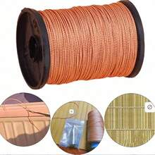 EDCUEBE7 Durable Nylon Sewing Thread, 50m With Accessories Suitable For Shoe Repair, Fishing Line, Fishing Net And Faux Leather Crafts, Available In White, Black And Light Brown - Nylon Line Set - View 2