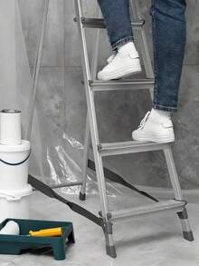 2/4pcs Heavy Duty Anti-Slip Rubber Ladder Feet Pads - Universal Ladder Safety Caps, Suitable For Telescopic Ladders, Durable Home And Industrial Use, Grey Ladder Safety Accessories For RV, Textured Anti-Slip Surface, Secure Fit Design - Gray - View 6