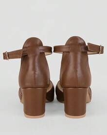 Zapatilla Mujer Tacón Café Stfashion 00304416 - Marrón - Ver 4