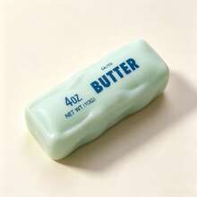 1PC Building Block Butter Stick TPR Soft Slow Rebound Stress Relief Toy, Realistic Building Block Butter Bar Student Venting Squishy,Squishies,Squishy Crunchy Squishy,Squishes, Squish, For Toddler, Halloween Decor, Halloween, Squishy's - Multicolor - View 5