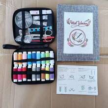 EDCUEBE7 Complete Sewing Kit. Sewing Box And Stitching Guide Book. High-Quality Sewing Supplies, Suitable For DIY, Beginners, Adults, Emergencies, Summer Campers, Travel And Home, With Storage Bag Box Stitching Guide Book (Accessory Color Random) - Multiple Styles - View 4