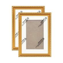 2 Packs Ornate Gold Picture Frame With Mat 4*6 Inch Vintage Gold Photo Frames For Wall Gallery & Desk Elegant Antique Home Decor - Gold - View 12