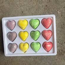 12pcs Colorful Heart-Shaped Bubble Bath Foot Soak Balls And Collapsible Foot Soak Bucket - View 5