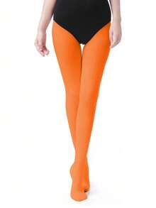 1 Pair Of Women's Anti-Snag 80 Denier Solid Color Dance Soft Translucent Stirrup Tights High-Waisted Leggings, Comfortable - Multicolor - View 11