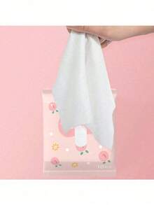 20 Packs Total 200 Pieces (10 Pieces/Pack) Portable Mini Wet Wipes: Gentle Soft Non-Woven Fabric Tissues, Suitable For Daily Cleaning (Not For Human Body Cleaning) - wet wipes - View 4