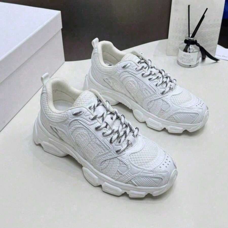 Women Casual Shoes - 純白 - 查看 1