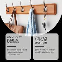 Nail-Free Adhesive, Construction & Home Use, Shear-Resistant, Heat-Resistant, Shock-Proof, Universal For Tiles, Metal, Glass - A - View 5