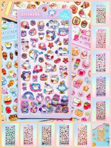 Colorful 3D Epoxy Resin Stickers - Solid Stickers - Cute Animal Series, Exquisite Appearance, 3D Design, Waterproof Self-Adhesive Decorative Stickers, Comfortable Touch, Rich Decorative Atmosphere, Suitable For DIY Decoration, Toys, Manuals, Journals, Notebooks, Laptops, Phone Cases, Etc. - Multicolor - View 10