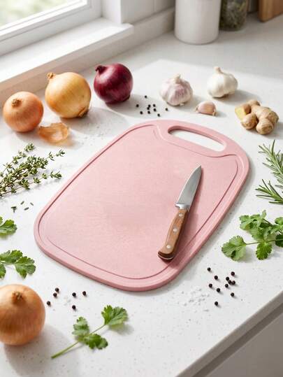 1/2/3pcs Plastic Cutting Board For Kitchen Countertop, Countertop Cutting Board, Anti-Cut Board, For Kitchen Countertop Protection, Kitchen Supplies, Kitchen Accessories, Plastic Cutting Board For Kitchen, Pink Cutting Board, Transparent Cutting Board