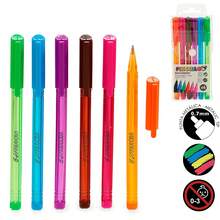 Dam Set Of 6 Pens 14x5 Cm. Assorted 6 Colors. - Blue 1pc - View 3