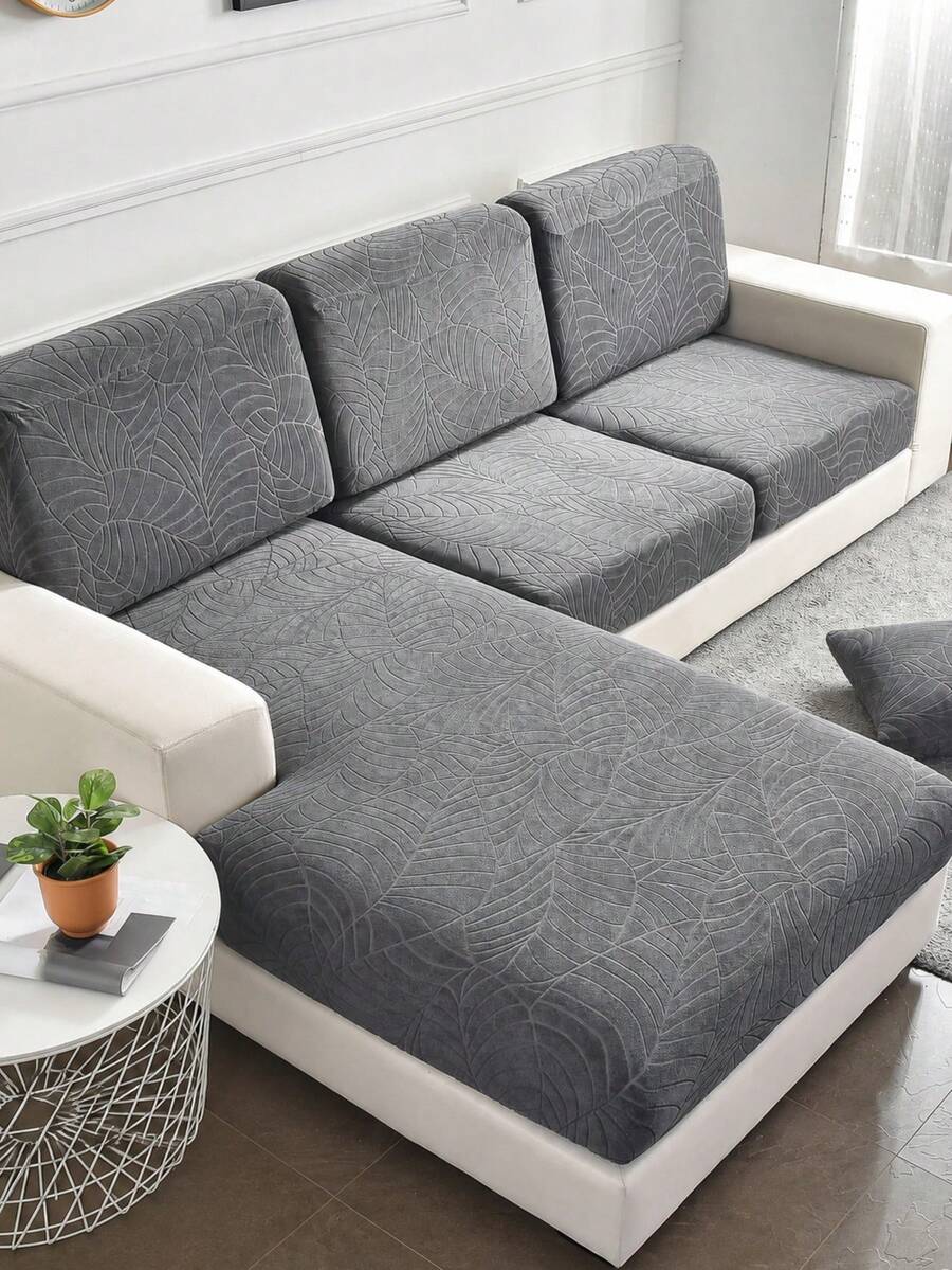 1PC Jacquard Living Room Sofa Cushion Cover Polyester Home Non-Slip Sofa Protective Cover