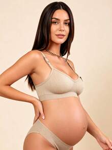 Hart & Haze 3pcs/Set Maternity Nursing Bra With Front Clip Closure, Comfortable Bras For Breastfeeding - Multicolor - View 6