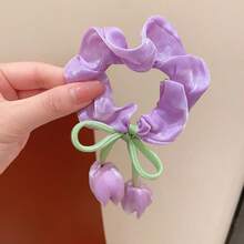 1pc Pink & White Tulip Car Gear Shift Decor, Women's Car Interior Decoration Accessory - A - View 11