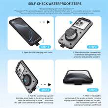 Funda impermeable universal de 6.9 pulgadas para teléfono, compatible con pantalla táctil, soporte integrado, a prueba de golpes y caídas, se adapta a todos los teléfonos inteligentes, regalo ideal para entusiastas de deportes acuáticos - Multicolor - Ver 6