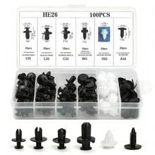 Car Fastener Plastic Clip Removal Wrench Tool Set (Single Piece) - 1 Set, 100-Piece Set (Includes Complete Tool Set) - 1 Set, 240-Piece Set (Single Piece) - 1 Set, 240-Piece Set (Includes Complete Tool Set) - 1 Set - Car Buckle - View 4