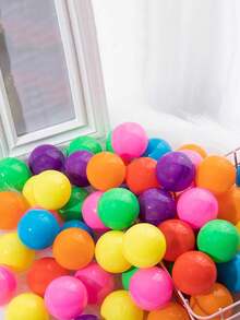 10pcs/50pcs Clear & Colorful Round Empty Capsules - Suitable For Gumball Machines/Candy Machines, Can Be Used As Party Favors, Prize Containers Or Surprise Gift Boxes (Perfect For Back To School, Valentine's Day, Halloween, Thanksgiving, Christmas Games) - A - View 10