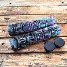High-Quality Water Ripple Pattern Mountain Bike Handlebar Grips 135CM Soft Rubber Non-Slip Wear-Resistant Balance Bike Folding Bike Bicycle Handlebar Covers Outdoor Cycling Accessories - Multicolor - View 10