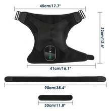 Hailicare Wireless Shoulder Heating Massage Pad, FSA Eligible, Deep Tissue Pain Relief Heating Shoulder Massager, Rotator Cuff Heating Pad, HSA Approved Only - Black - View 11
