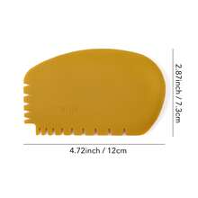 Flexible Silicone Wedge Tool For Oil Paint, Acrylic Paint, Clay, Plaster, Wax Crayon And Ceramic, Heat-Resistant Art Supplies For Texture Shaping And Paint Blending - Multicolor - View 16