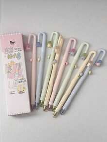 Back To School Cute Rotating Bird Pendant Gel Pen Set, Japanese Cartoon Decorative Retractable Gel Pens, Student Writing Stationery Supplies - Shy Little Bird - View 9