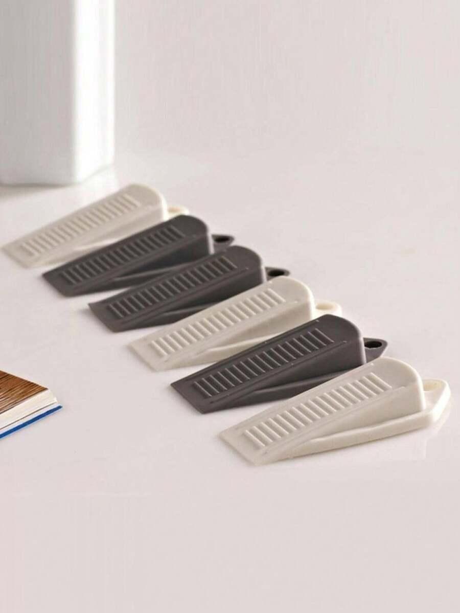 Rubber Wedge Door Stops, Convenient Mouse-Style Design, Door Stopper, Door Wedge, Door Stop Holder, Protector, Baby Safety Door Stopper, Home Office Door Stopper