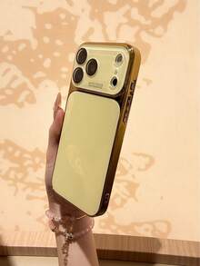 奢華純色亮面手機殼，內置鏡頭保護蓋，極簡可愛優雅，適用於 iPhone 17 Pro Max、16、15、14、13、12、11 Pro Max，鏡頭保護，新款手機殼適用於 iPhone 17 Pro Max、16 Pro Max、17 Pro、15 Pro Max、14 Pro Max、13 Pro Max，新款手機殼適用於 iPhone 18 Pro Max、18 Pro - 彩色 - 查看 6